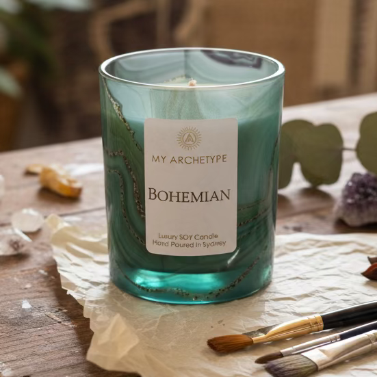 Bohemian Soy Wax Candle