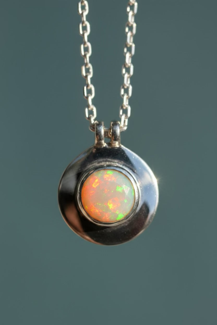 Birthstone Sterling Silver Necklace (13 options)