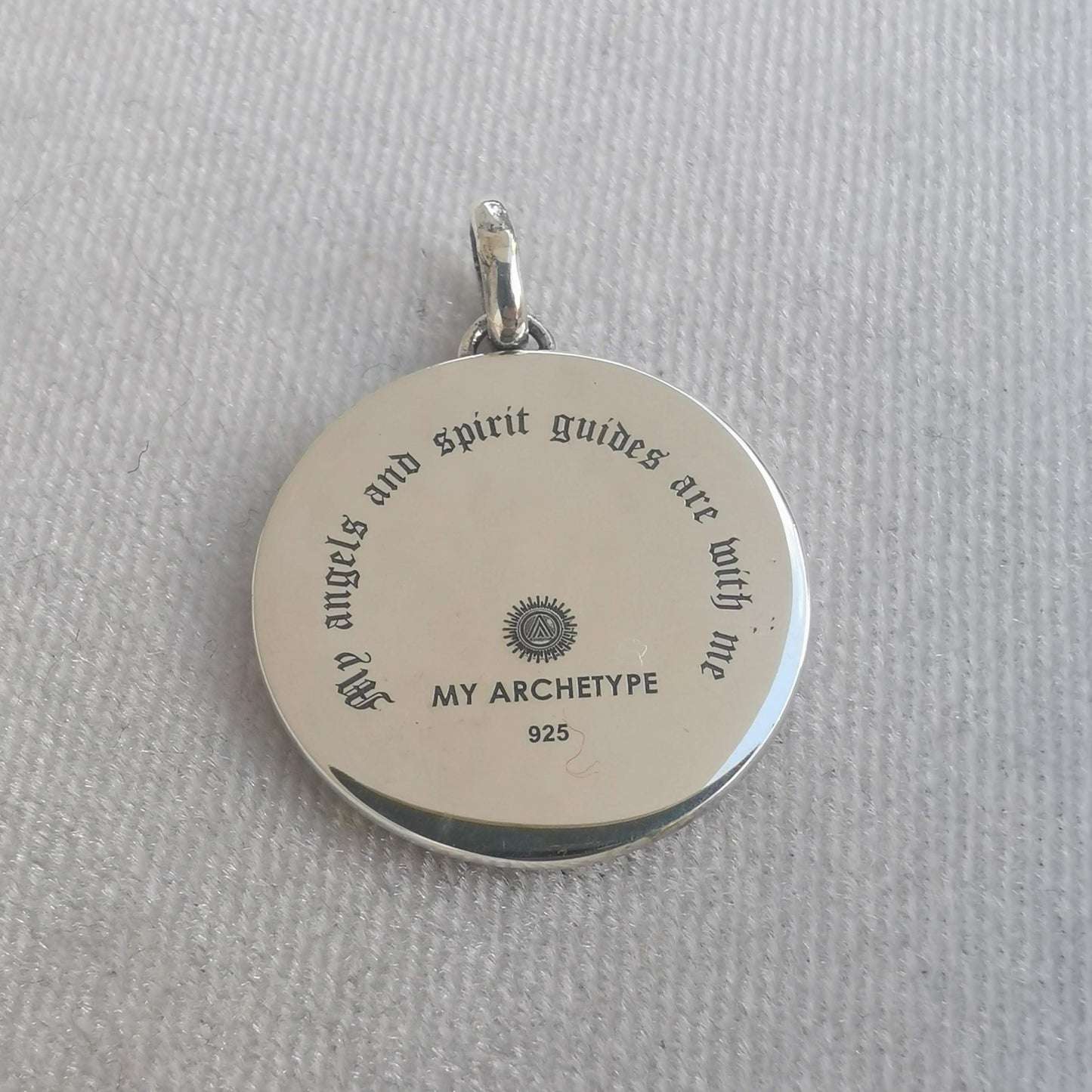 222 ANGEL STERLING SILVER MEDALLION (NO CHAIN)
