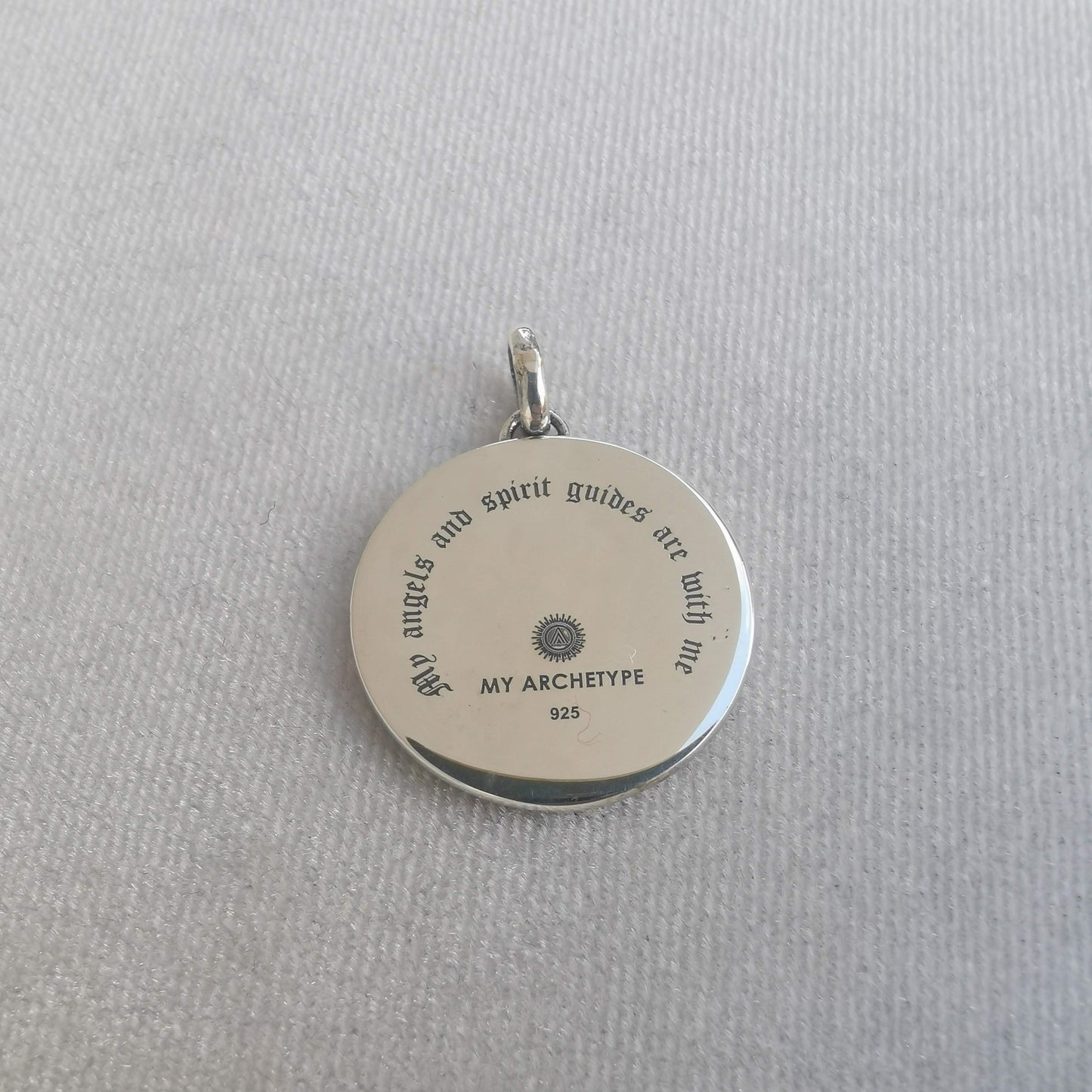 333 ANGEL STERLING SILVER MEDALLION (NO CHAIN)